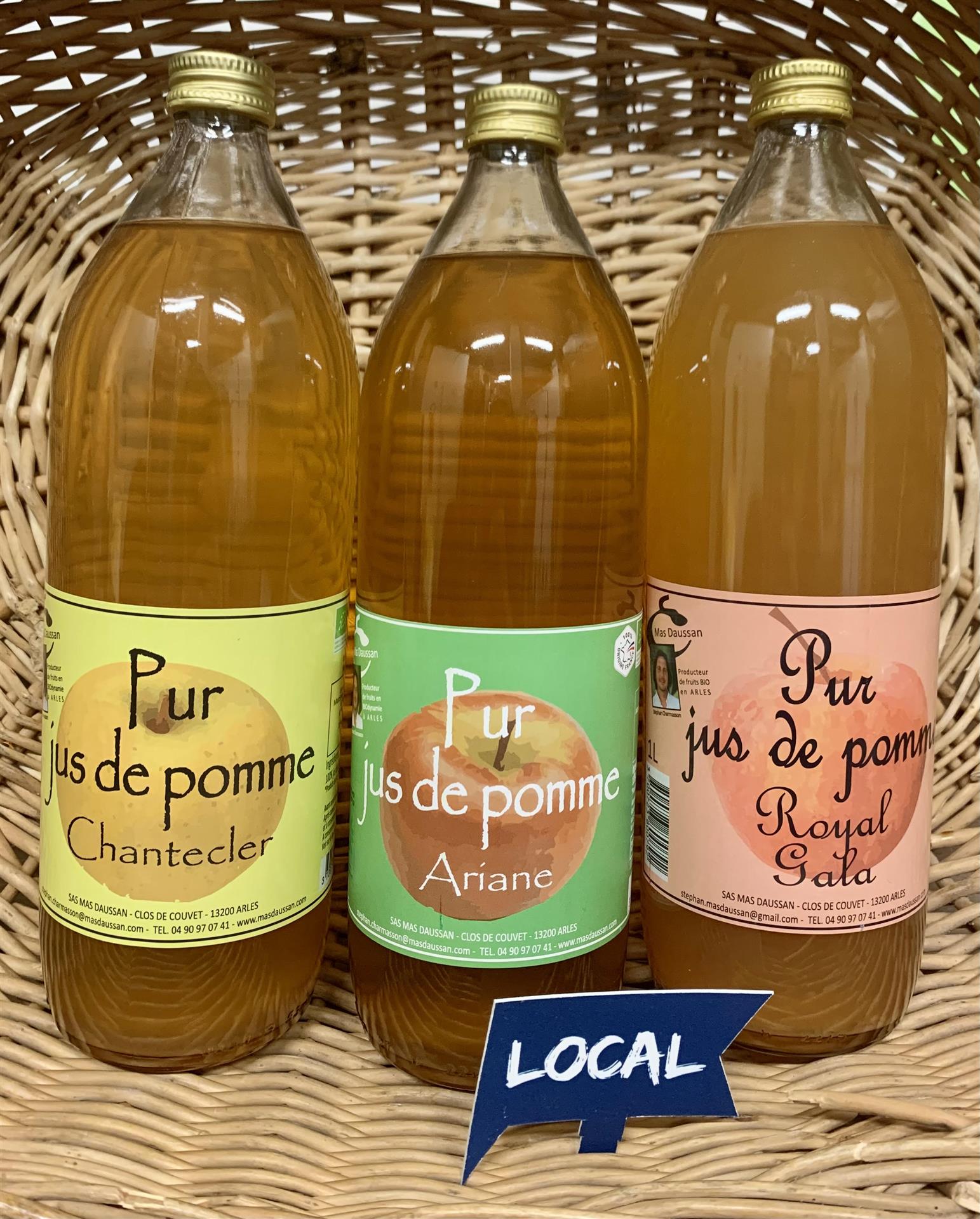 Pur jus de pomme - Mas Daussan Pur jus de pomme - Mas Daussan