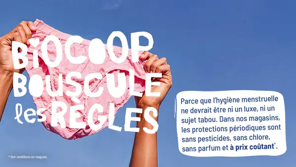 Hygiène menstruelle à prix coûtant